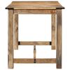 vidaXL Dining Table 140x70x75 cm Solid Wood Mango