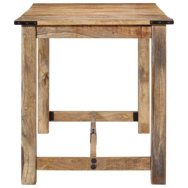 vidaXL Dining Table 140x70x75 cm Solid Wood Mango