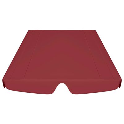 vidaXL Replacement Canopy for Garden Swing Wine Red 188/168x145/110 cm
