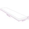 vidaXL Wall Shelf 100x20x4 cm Bamboo
