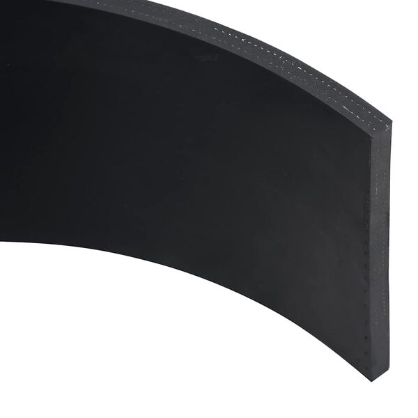 vidaXL Rubber Edge for Snow Plow Black 300x15x1 cm