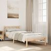 vidaXL Extra Long Bed Frame without Mattress 90x210 cm Solid Wood Pine