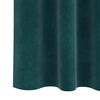 vidaXL Blackout Curtains 2 pcs Dark Green 140 x 140 cm Velvet