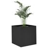 vidaXL Planter Box Black 40x40x40 cm Engineered Wood