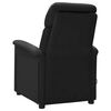 vidaXL Massage Chair Black Microfiber Fabric