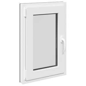 Basement Window Manual RISOR Anthracite 50 x 75 cm PVC and Glass