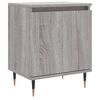 vidaXL Bedside Cabinet Grey Sonoma 40x30x50 cm Engineered Wood