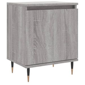 vidaXL Bedside Cabinet Grey Sonoma 40x30x50 cm Engineered Wood