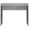 vidaXL Desk Concrete Grey 90x40x72 cm Engineered Wood