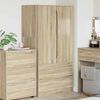vidaXL Bathroom Cabinet Sonoma Oak 79.5 x 49 x 156 cm Engineered Wood