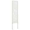 vidaXL Garden Privacy Screen White 32 x 140 cm Cold-rolled steel