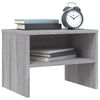 vidaXL Bedside Cabinet Grey Sonoma 40x30x30 cm Engineered Wood