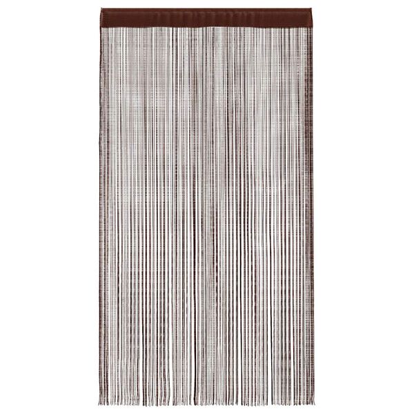 vidaXL String Curtains 2 pcs 140x250 cm Brown