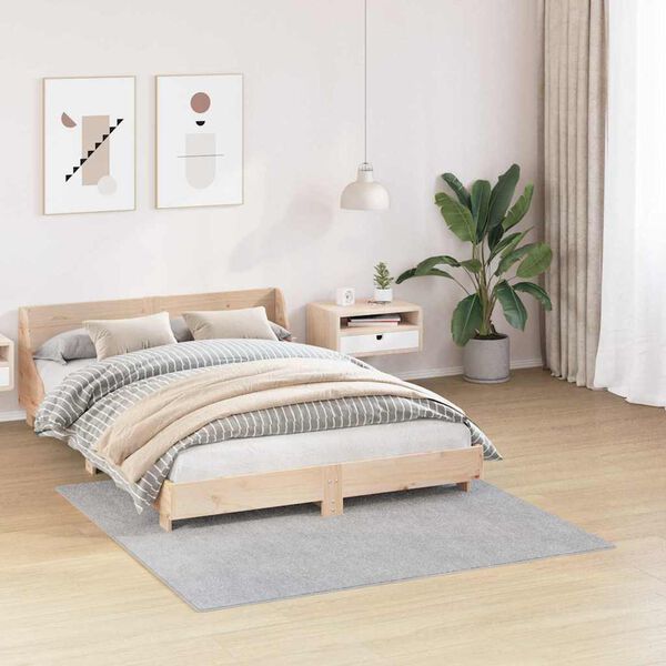 vidaXL Anti-slip Shaggy Rug Grey 160 x 160 cm PP