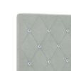 vidaXL Headboard with Headboard Light Grey 100 cm Faux Leather