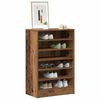 vidaXL Shoe Cabinet Old Wood 60x35x92 cm Engineered Wood