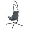 vidaXL Hanging Egg Chair Folding Anthracite 94 x 107 x 196.5 cm Steel