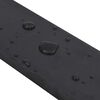 vidaXL Rubber Edge for Snow Plow Black 180x10x2 cm