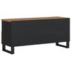 vidaXL TV Cabinet 100x33x46 cm Solid Wood Mango and Engineered Wood