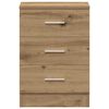 vidaXL Bedside Cabinet Artisan Oak 38x35x55 cm Engineered Wood