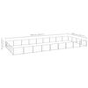 vidaXL Dog Kennel Silver 36 m&sup2; Steel