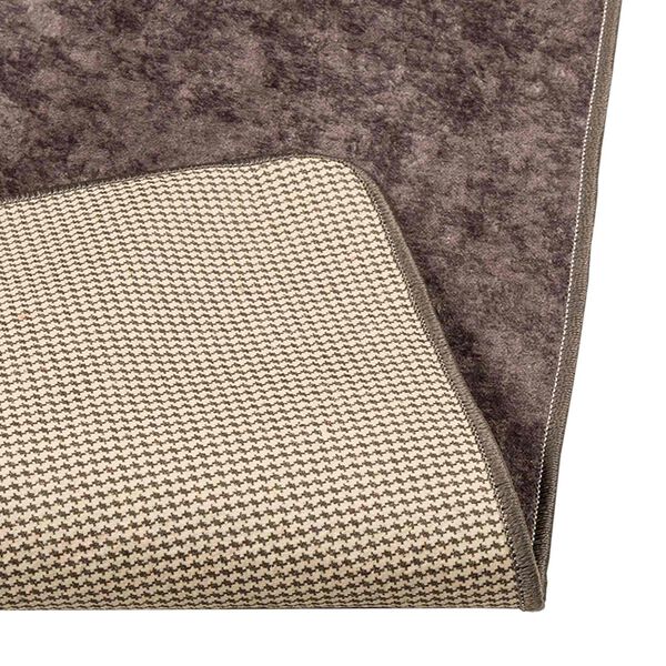 vidaXL Rug Runner MARSA Grey 350 x 100 cm Polyester and PVC