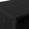 vidaXL Shoe Cabinet Black Oak 60 x 35 x 44 cm Engineered Wood