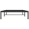 vidaXL Metal Bed Frame without Mattress Black 100x190cm