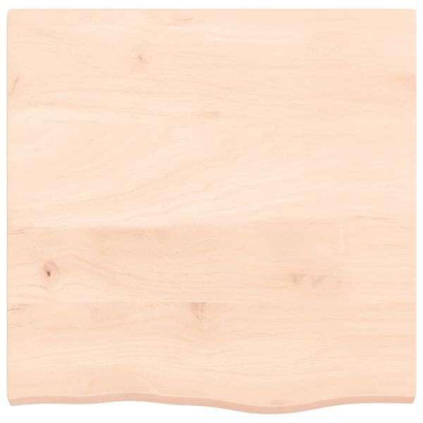 vidaXL Bathroom Countertop 60x60x(2-4) cm Untreated Solid Wood