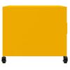 vidaXL Coffee Table Mustard Yellow 68x50x43.5 cm Steel