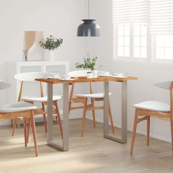 vidaXL Dining Table 110x50x76 cm Solid Wood Acacia
