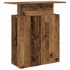 vidaXL Reception Desk Old Wood 100x40x104 cm Engineered Wood