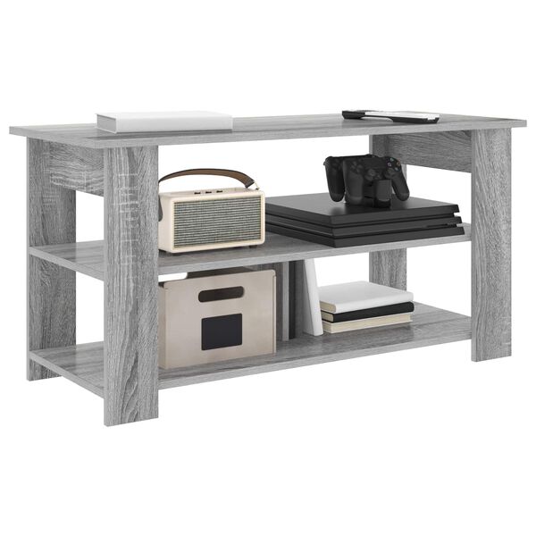 vidaXL TV stand Grey Sonoma 100 x 40 x 50 cm
