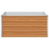 vidaXL Garden Raised Bed Light Brown 100 x 100 x 45 cm