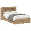 vidaXL Bed Frame with Storage Artisan Oak 120 x 190 cm Engineered Wood
