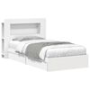 vidaXL Bed Frame with Storage White 80 x 200 cm Engineered Wood