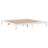 vidaXL Bed Frame with Drawers without Mattress White 200x200 cm