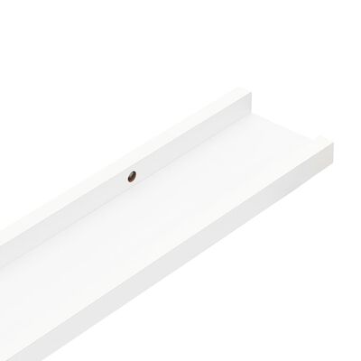 vidaXL Wall Shelves 4 pcs White 60x9x3 cm