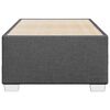 vidaXL Bed Frame without Mattress Dark Grey&nbsp;Single&nbsp;Fabric