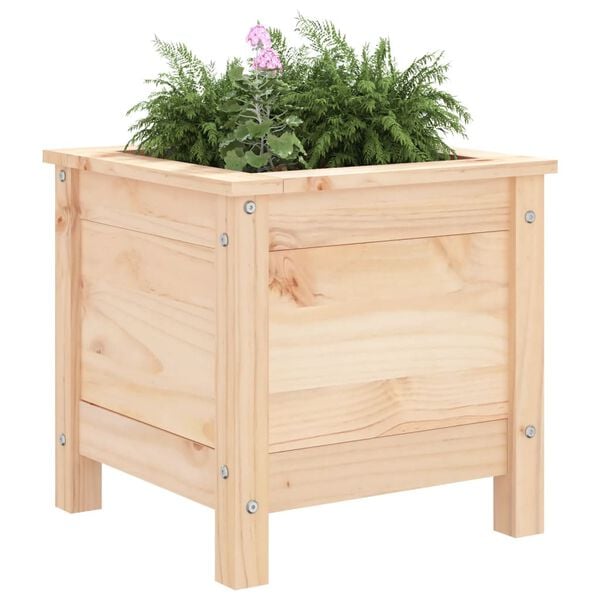vidaXL Garden Planter 40x40x39 cm Solid Wood Pine