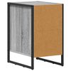 vidaXL Bedside Table Grey Sonoma 39.5 x 30 x 50 cm Engineered Wood