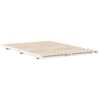 vidaXL Floor Bed Frame White 160 x 210 cm Solid pine wood