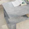 vidaXL Coffee Table Concrete Grey 90 x 50 x 40 cm Engineered Wood