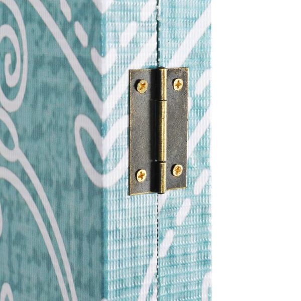 vidaXL Folding Room Divider 228x170 cm Butterfly Blue