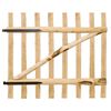 vidaXL Single Fence Gate Hazel Wood 100x90 cm