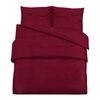 vidaXL Duvet Cover Set Bordeaux 260x240 cm Cotton