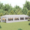 vidaXL Garden Marquee 3x12 m White