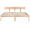 vidaXL Bed Frame without Mattress Solid Wood Pine King Size
