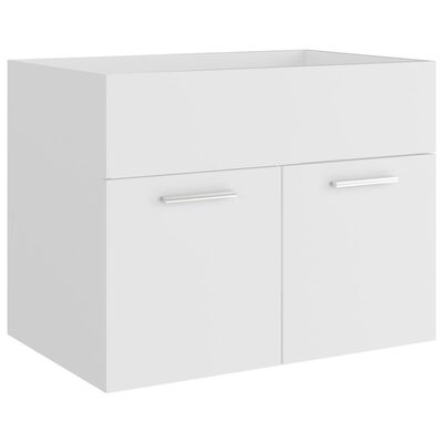 vidaXL Sink Cabinet White 60x38.5x46 cm Engineered Wood