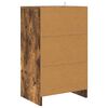vidaXL Bedside Tables with Drawer 2 pcs Smoked Oak 40 x 30 x 467 cm